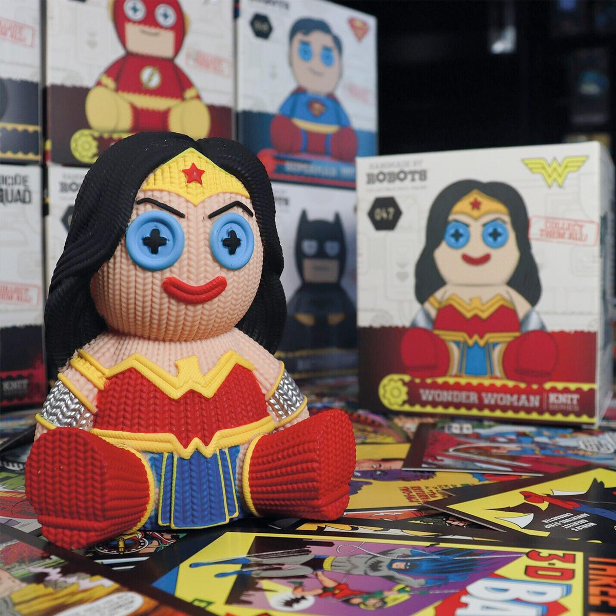 DC Comics Handmade By Robots Vinyl Figure | Wonder Woman #047