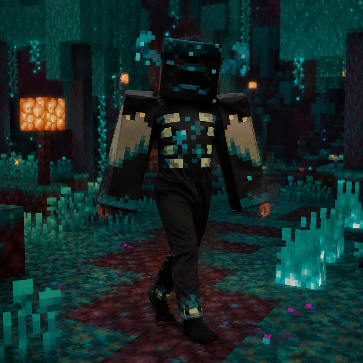 Minecraft Warden Deluxe Boys Costume