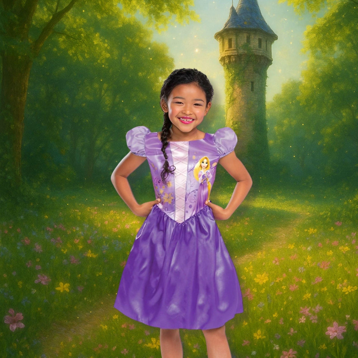 Disney Tangled Rapunzel Basic Plus Child Costume