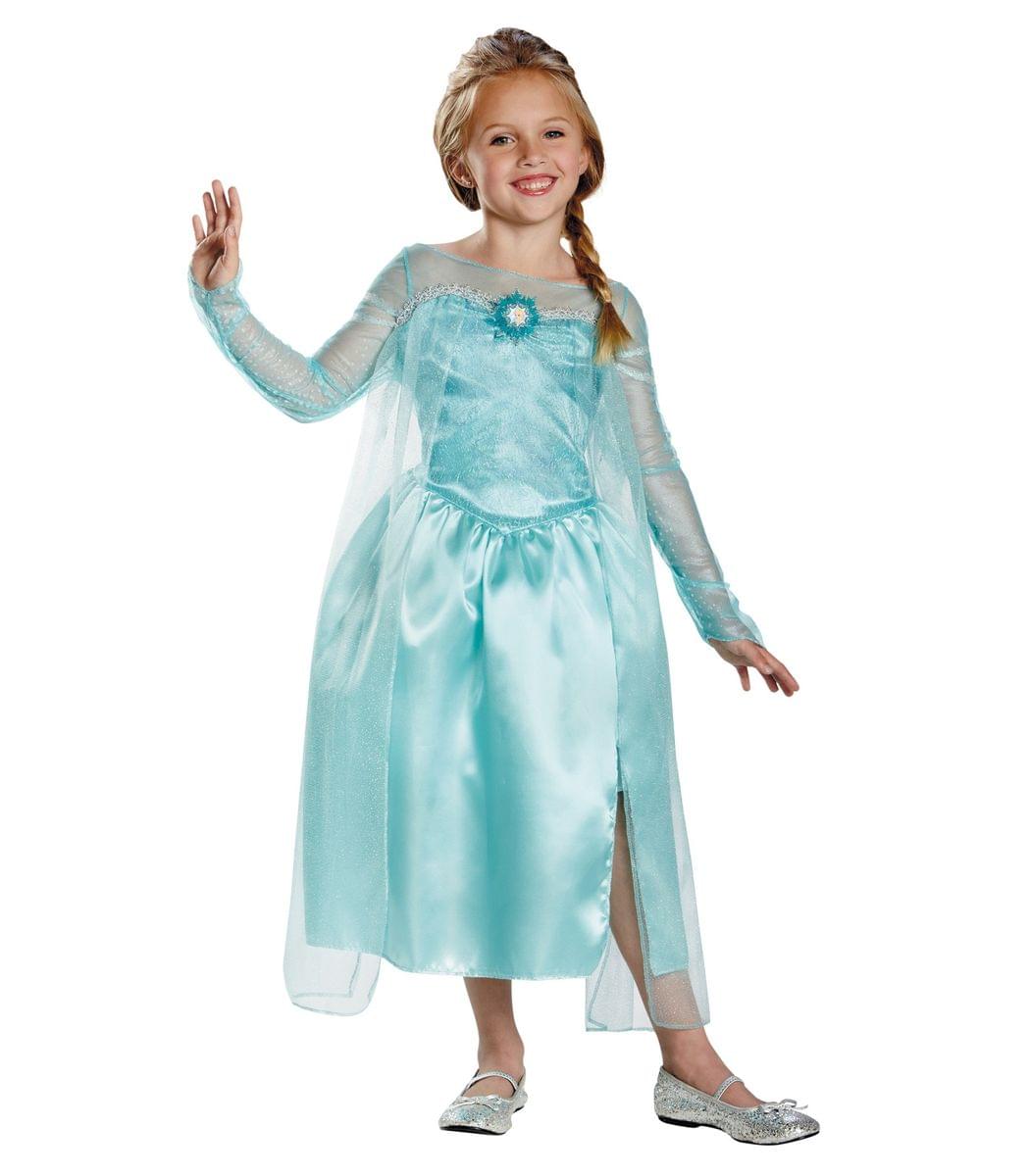 Frozen Disney Classic Elsa Snow Queen Gown Child Costume