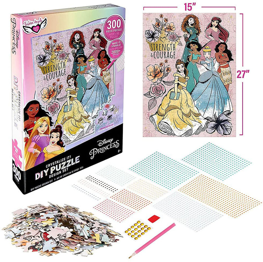 Disney Princess Fashion Angels Crystalize It! DIY Puzzle Design Kit