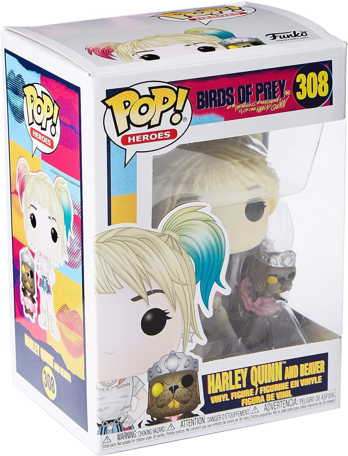 DC Comics Birds of Prey Funko POP | Harley Quinn w/ Beaver