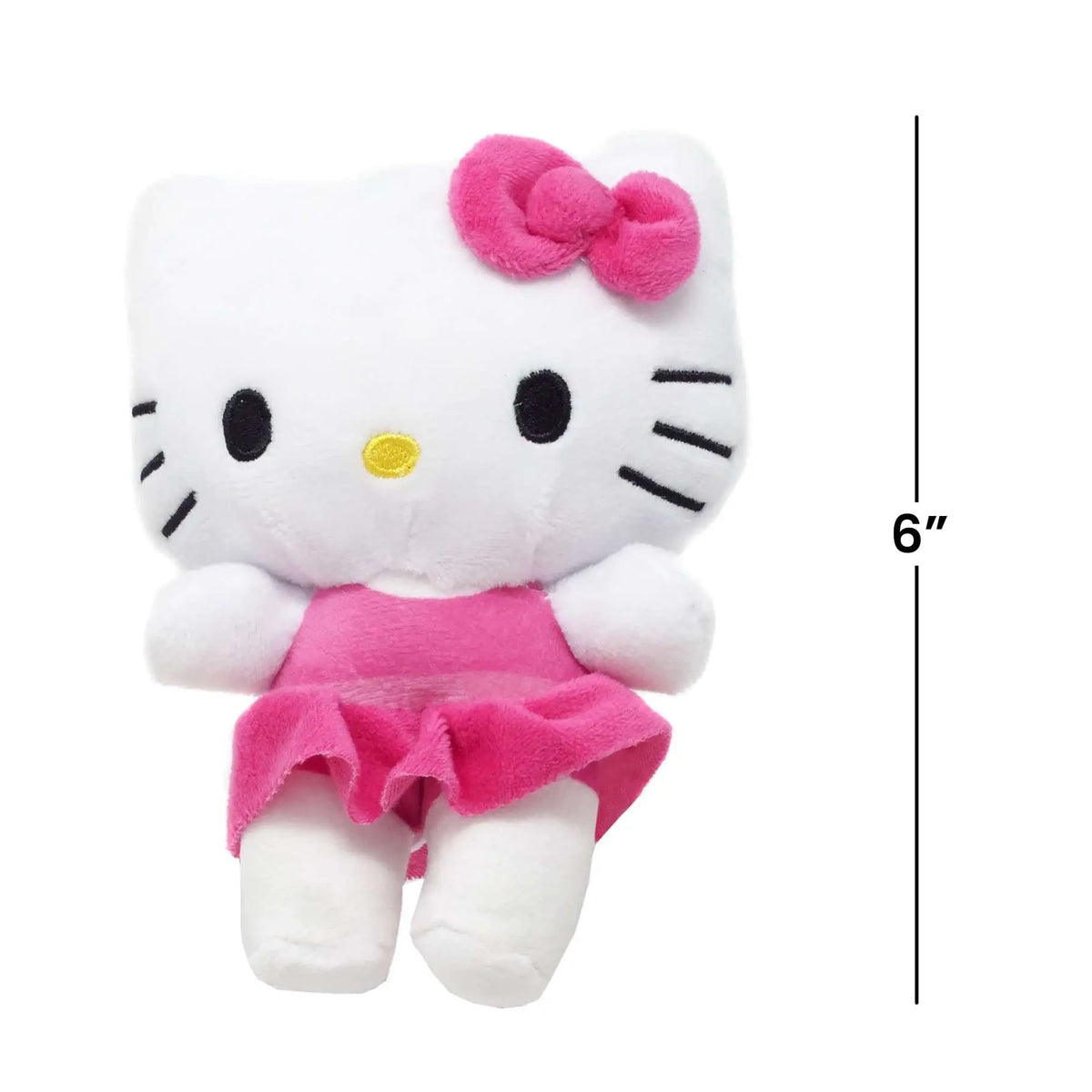 Sanrio 6 Inch Plush | Pink Dress Hello Kitty