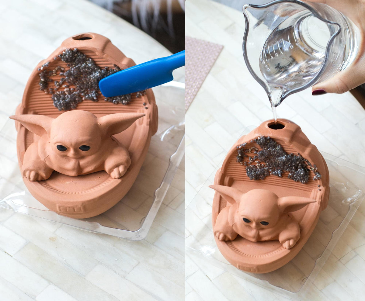 Star Wars: The Mandalorian The Child Baby Yoda Chia Pet Decorative Planter