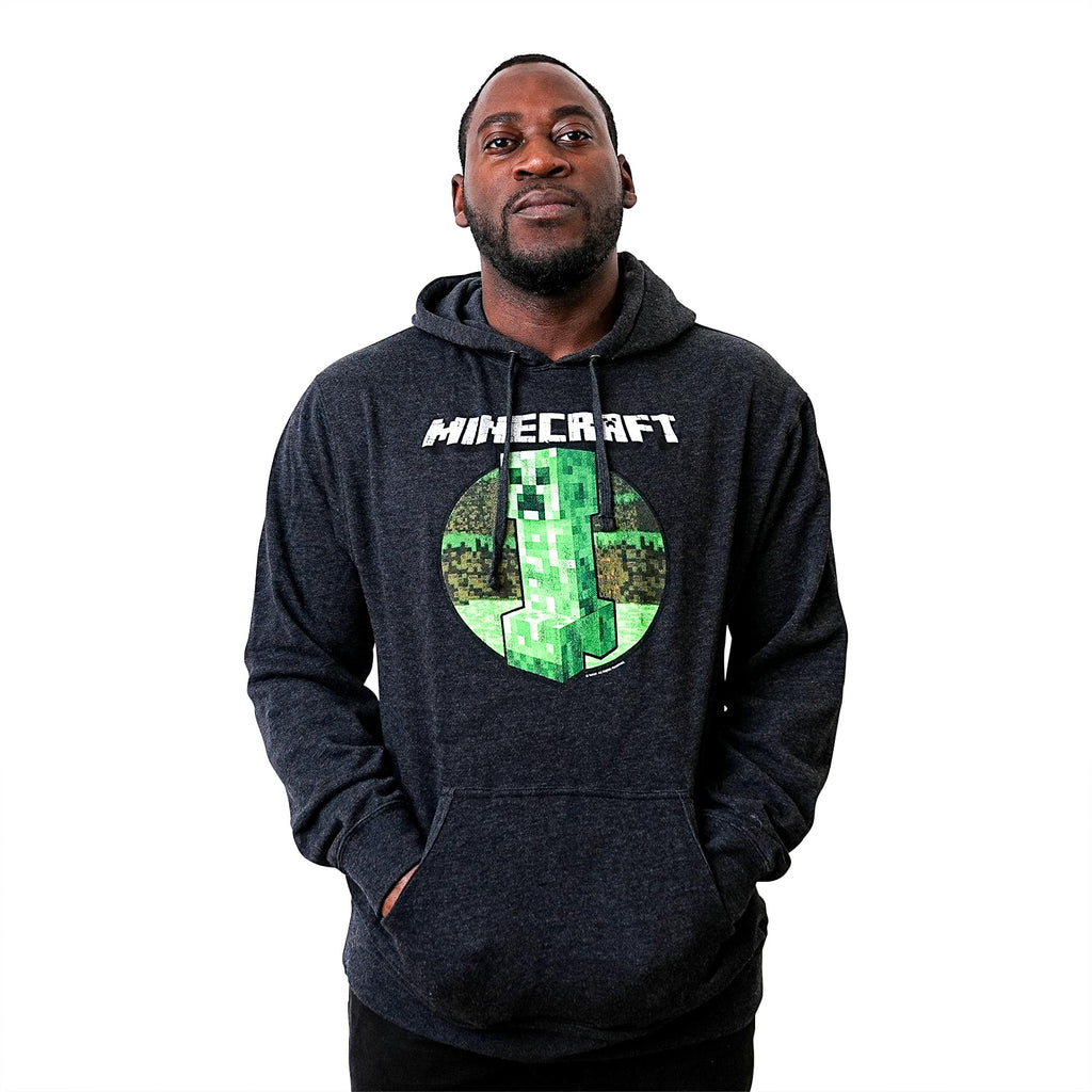 Minecraft Retro Creeper Premium Adult Hoodie