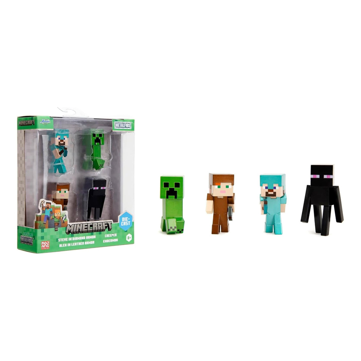 Minecraft 2.5 Inch MetalFigs 4-Pack
