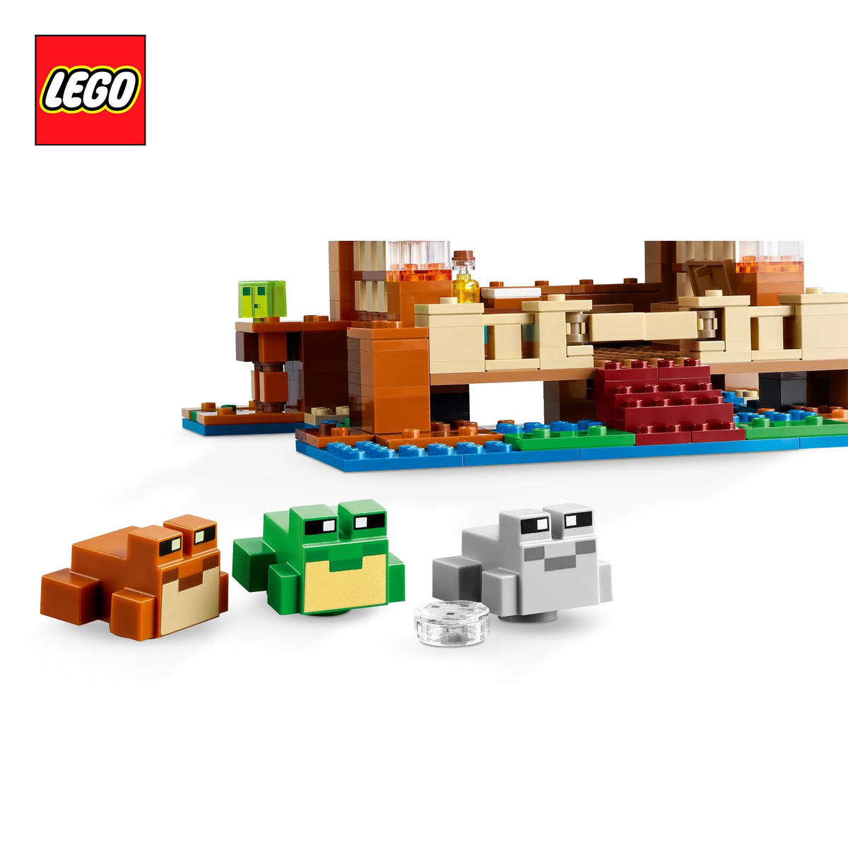 Minecraft LEGO 21256 The Frog House 400-Piece Building Set