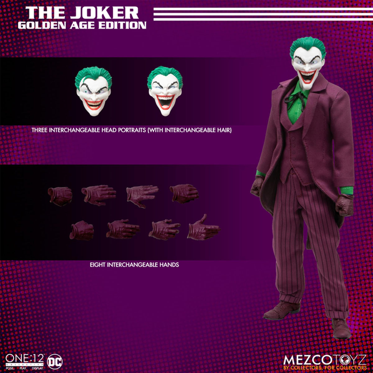 DC One:12 Collective The Joker: Golden Age Edition Action Figure
