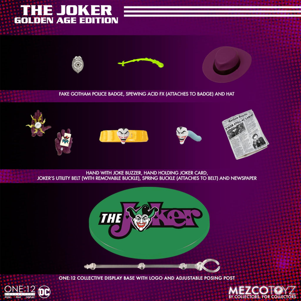 DC One:12 Collective The Joker: Golden Age Edition Action Figure