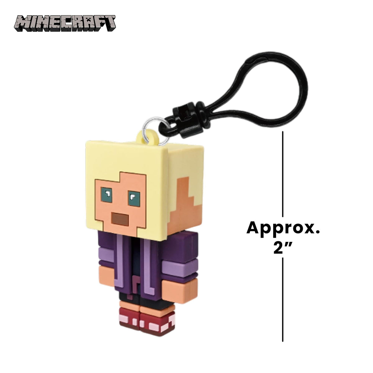Minecraft Series 5 Blind Bag 3D Foam Bag Clip | One Random