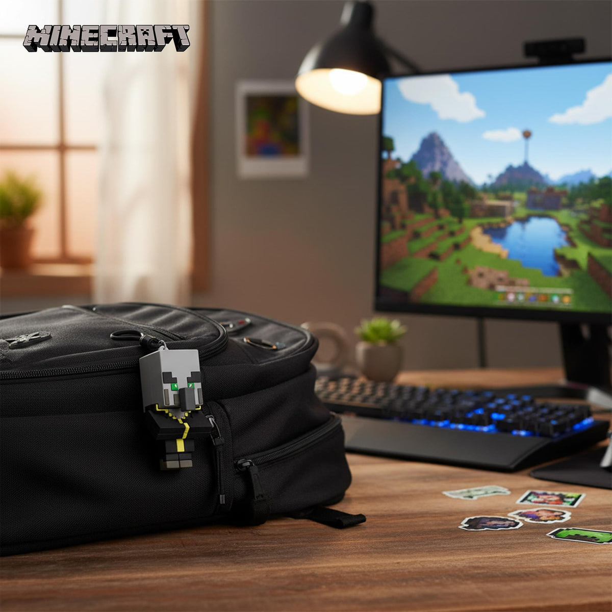 Minecraft Series 5 Blind Bag 3D Foam Bag Clip | One Random