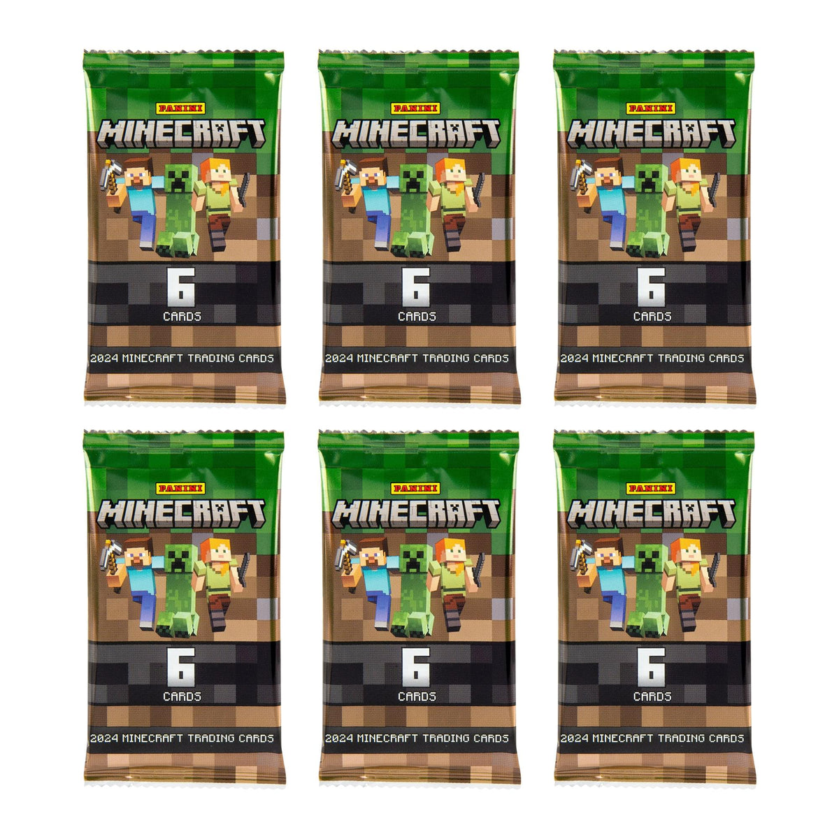 Minecraft 2024 Panini Blaster Box | 6 Packs