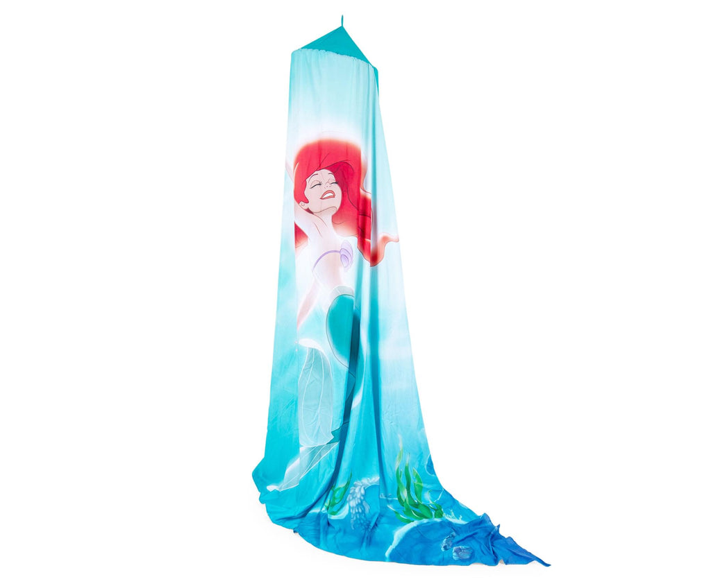 Disney The Little Mermaid Ariel Ceiling Bed Canopy | Hanging Curtain Netting