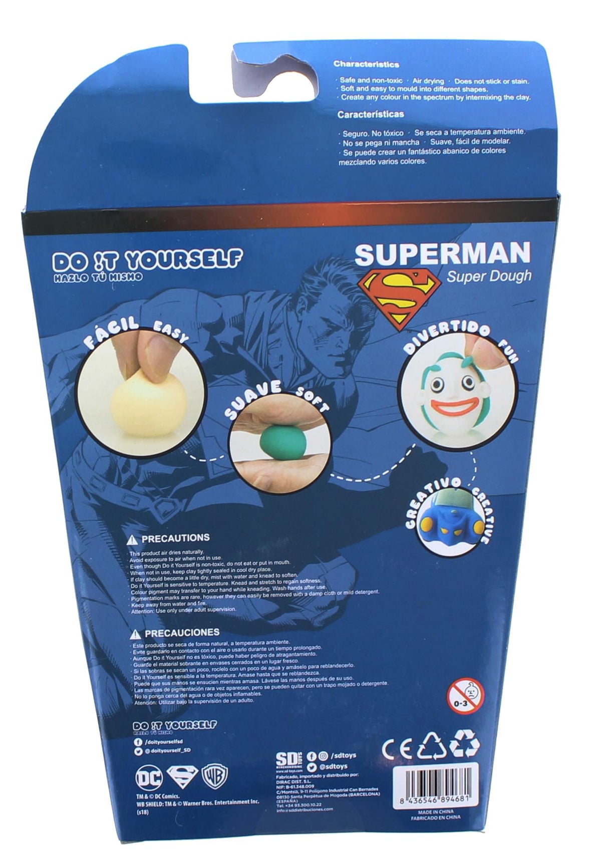 DC Comics Do-It-Yourself Super Dough Modeling Set | The Joker