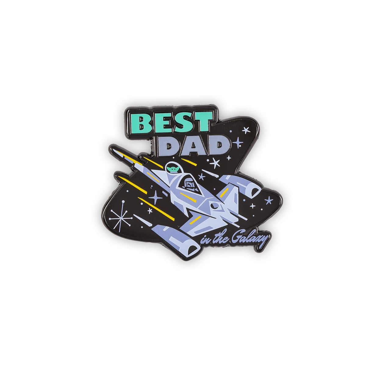 Star Wars: The Mandalorian "Best Dad In The Galaxy" Father's Day Enamel Pin