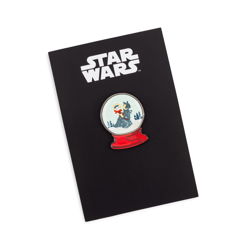Star Wars Han Solo and Tauntaun Winter Snow Globe Enamel Pin