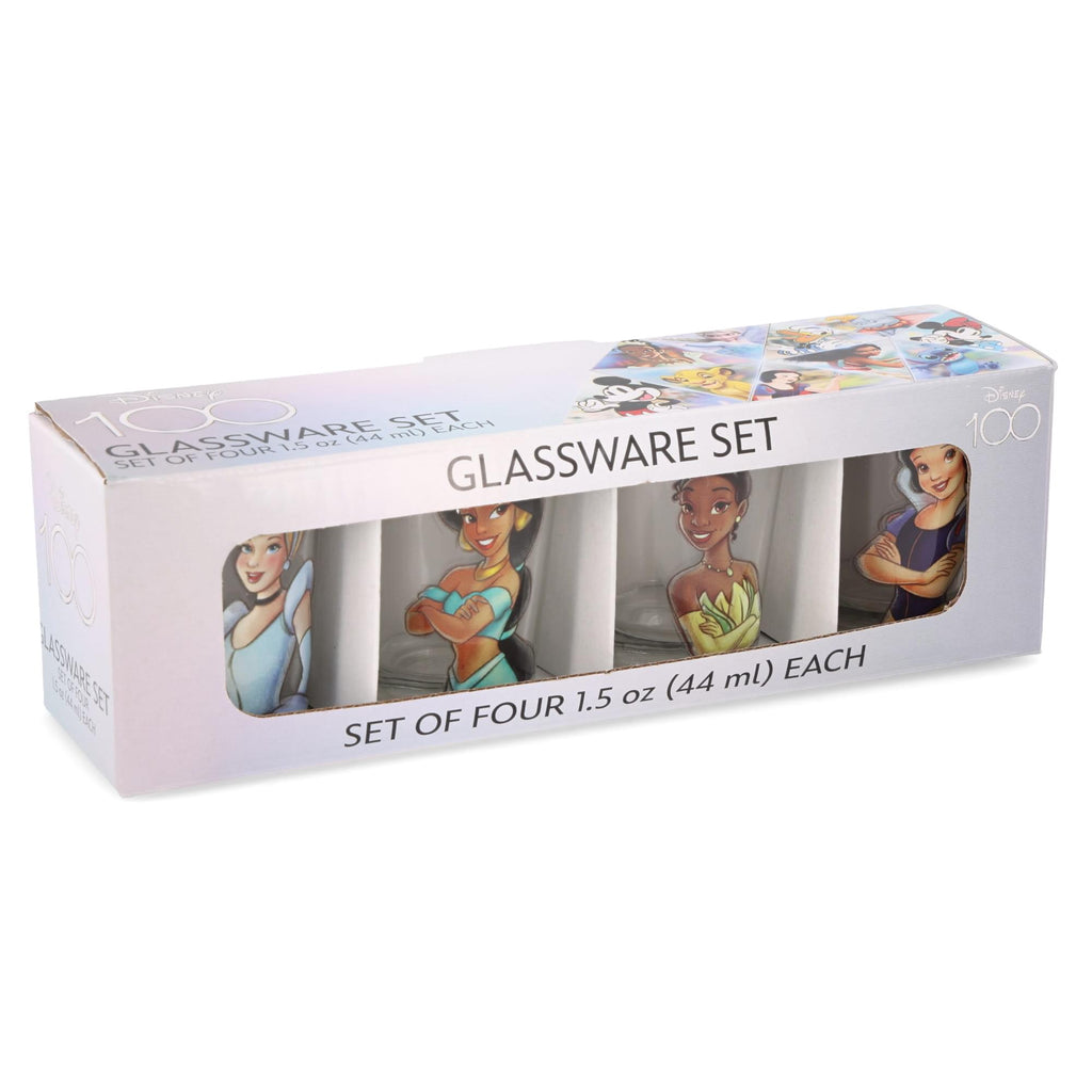 Disney Royalty 2-Ounce Mini Shot Glasses | Set of 4