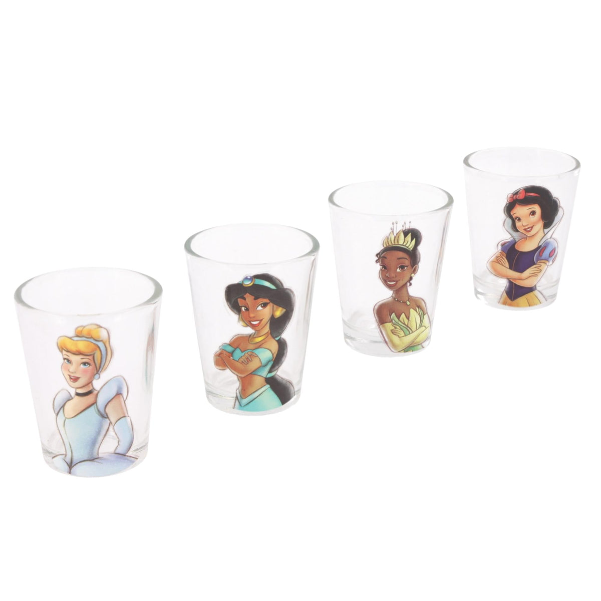 Disney Royalty 2-Ounce Mini Shot Glasses | Set of 4