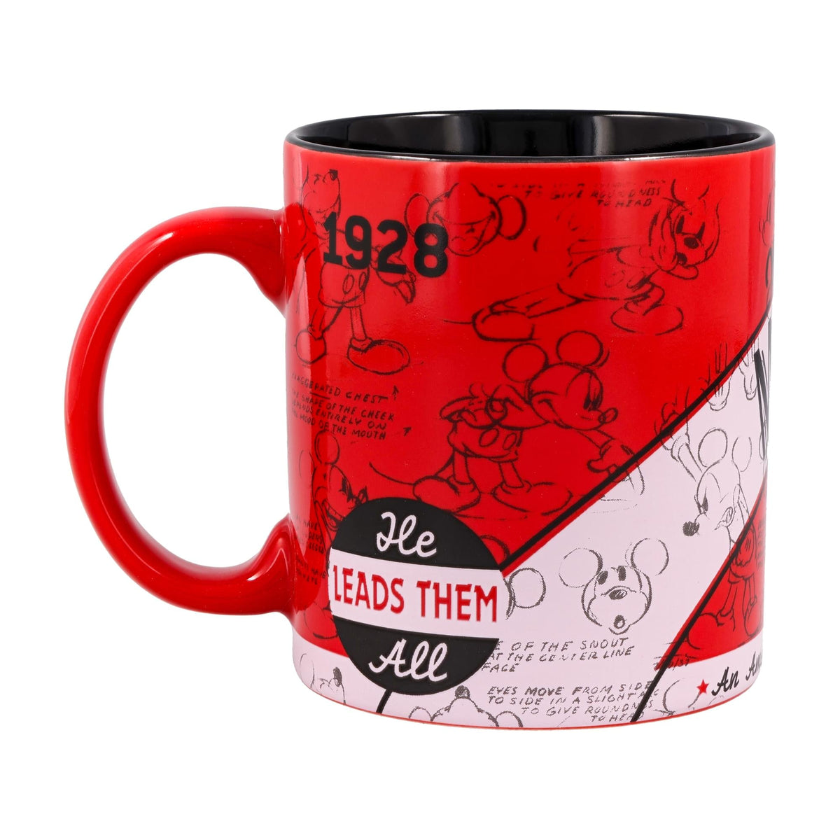 Disney 1928 Vintage Mickey Mouse Ceramic Mug | Holds 20 Ounces