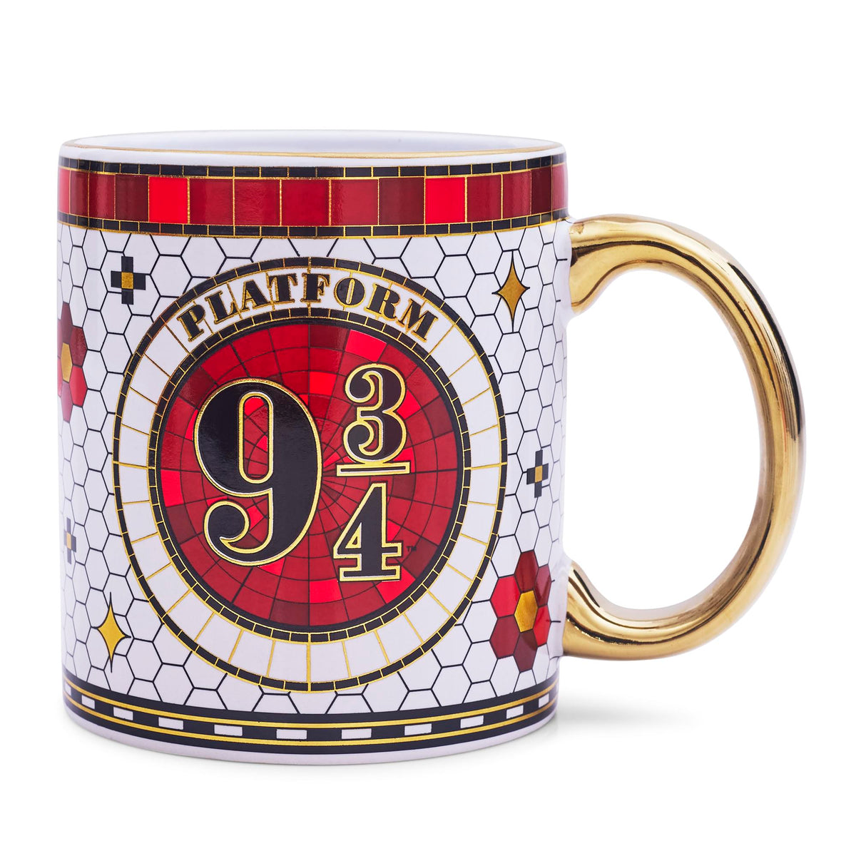Harry Potter Platform 9 3/4 Electroplated Ceramic Mug | Holds 20 Ounces