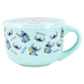 Disney Lilo & Stitch Snack Toss 24-Ounce Ceramic Soup Mug With Vented Lid