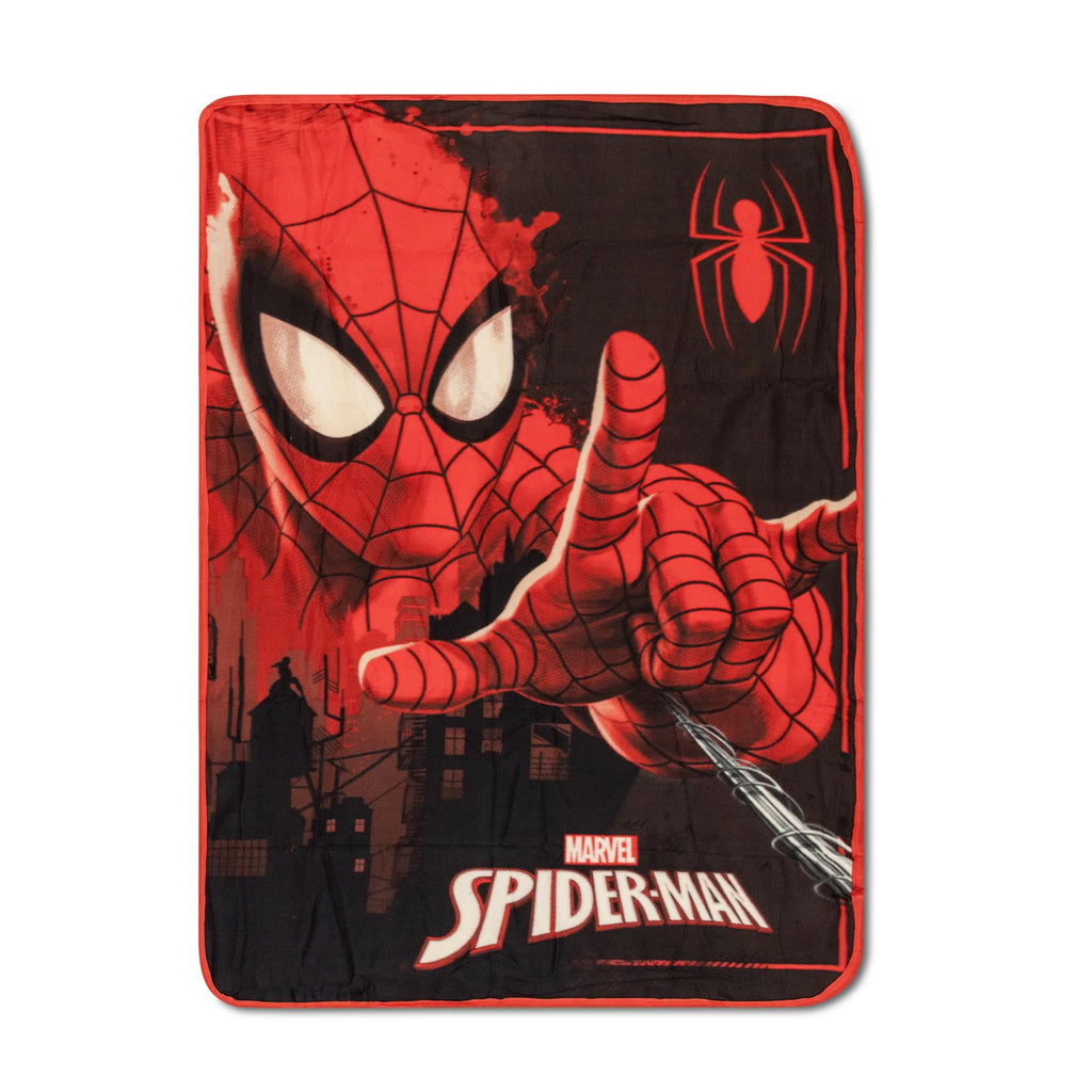 Marvel Spider-Man Web-Shooter Fleece Throw Blanket | 45 x 60 Inches