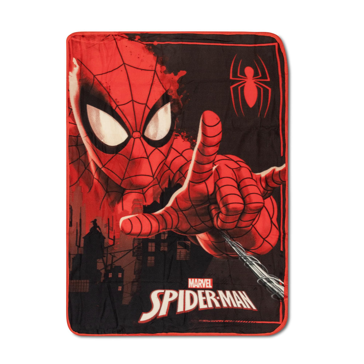 Marvel Spider-Man Web-Shooter Fleece Throw Blanket | 45 x 60 Inches
