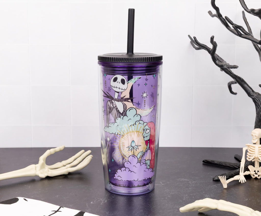 Disney The Nightmare Before Christmas "Forever and Always" 20-Ounce Tumbler