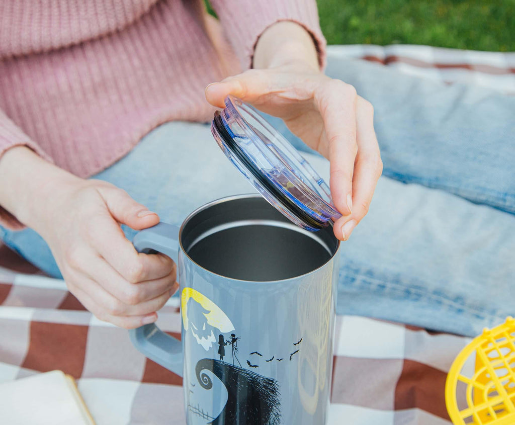 Disney's The Nightmare Before Christmas Spiral Hill Stainless Steel Tumbler