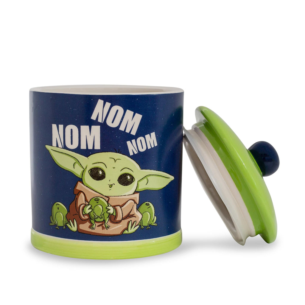 Star Wars: The Mandalorian Grogu "Nom Nom Nom" Frogs Ceramic Cookie Jar