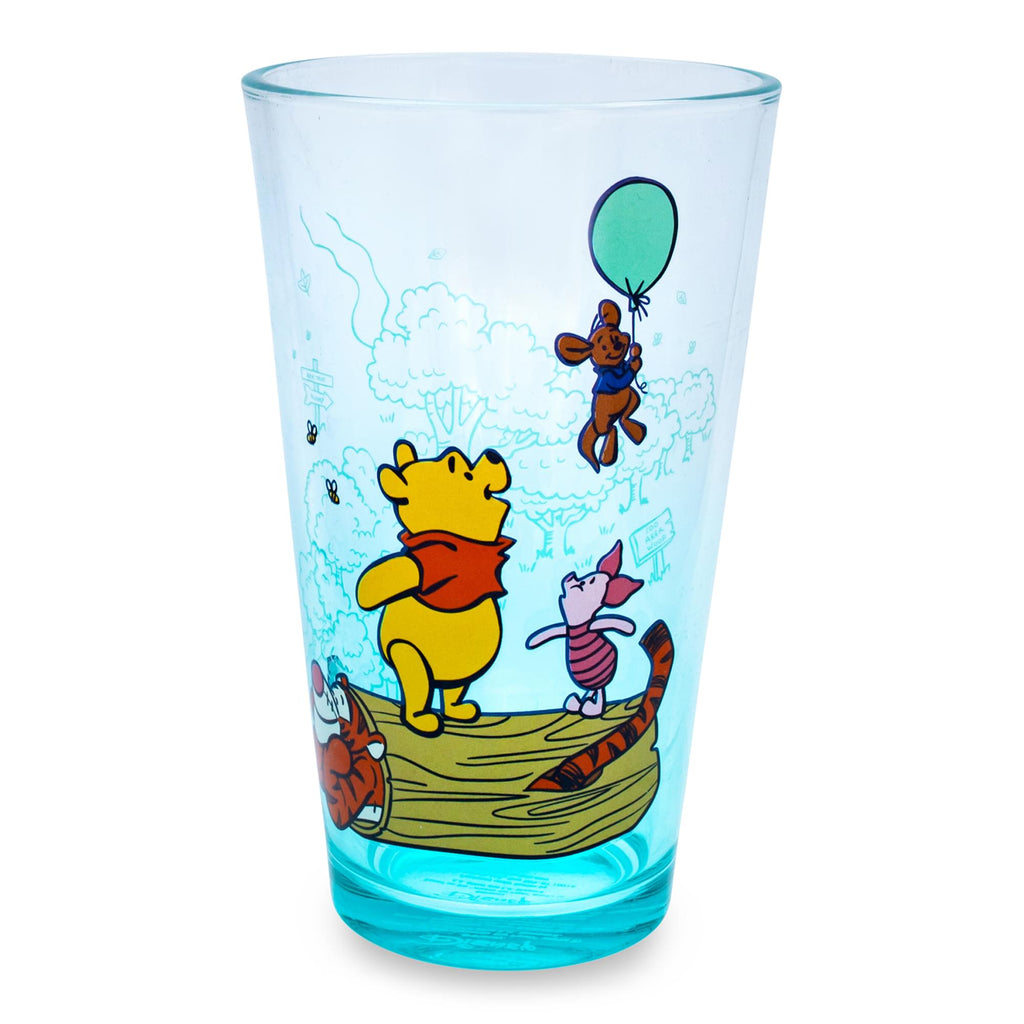 Disney Winnie the Pooh and Friends Pint Glass | Holds 16 Ounces