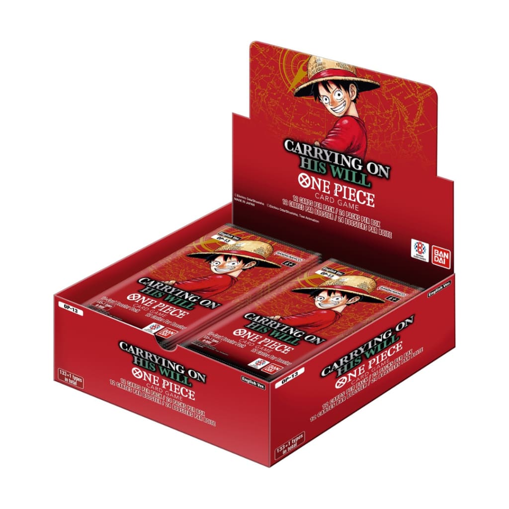 One Piece CG OP-13 Booster Box Carrying On His Will