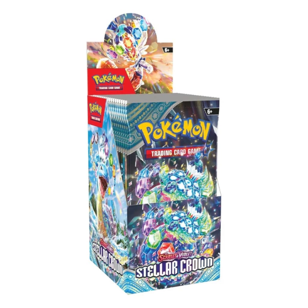 Pokemon - Scarlet and Violet - Stellar Crown - 18 Pack Euro Half Booster Box