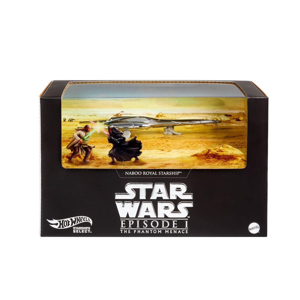 Hot Wheels STAR WARS Starships Select Royal Naboo Starship