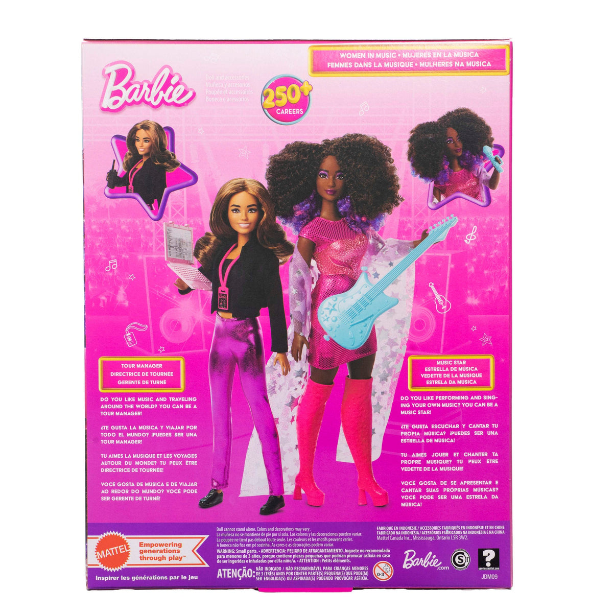 Barbie Career of the Year Women in Music Dolls